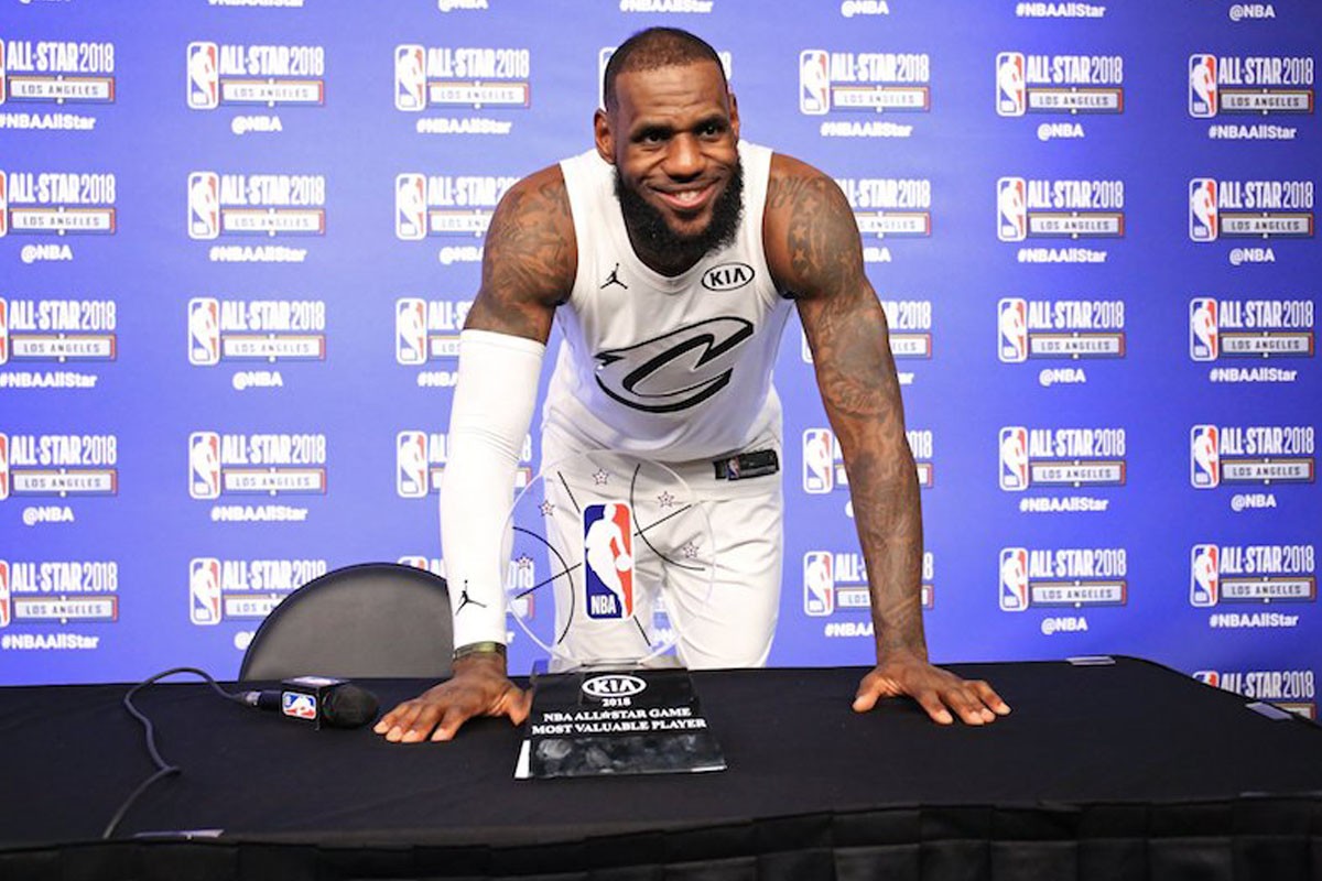 Gelar MVP All-Star Ketiga untuk LeBron 