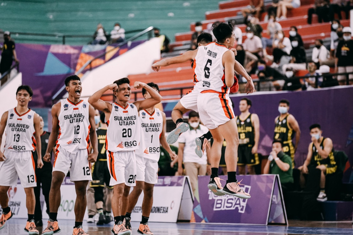 Kalahkan Jatim, Tim putra Sulut Cetak Sejarah di Basket Nasional