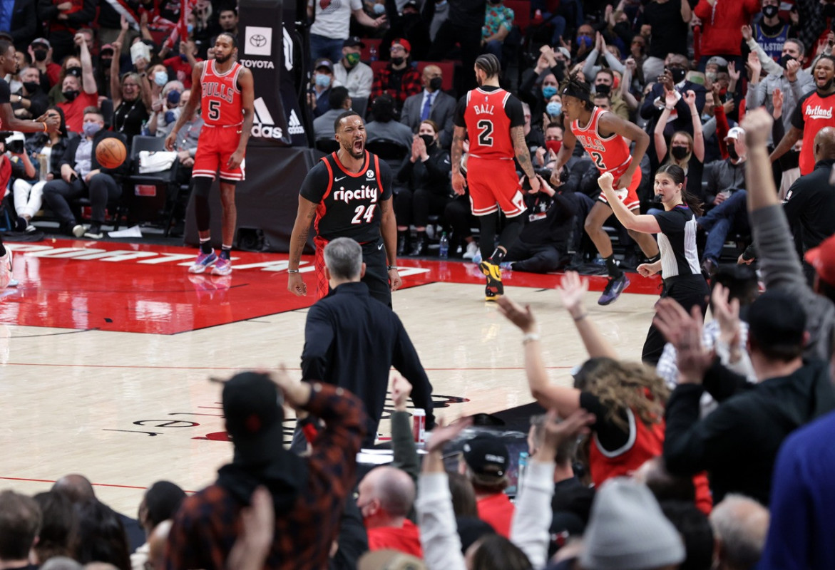 Tim Blazers Tumbangkan Bulls