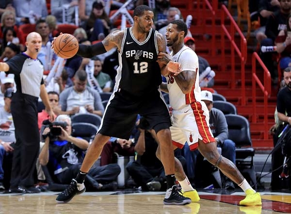 San Antonio Spurs v Miami Heat