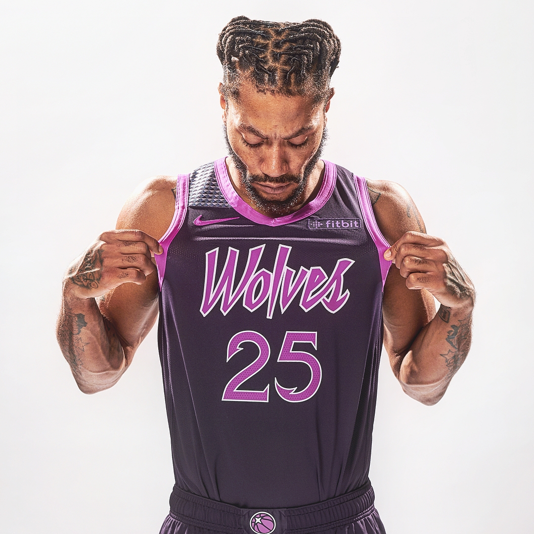 purple rain derrick rose jersey