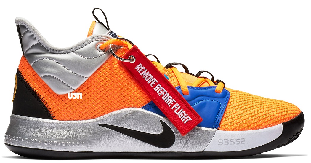 men's nike pg 3 x nasa basketball shoes