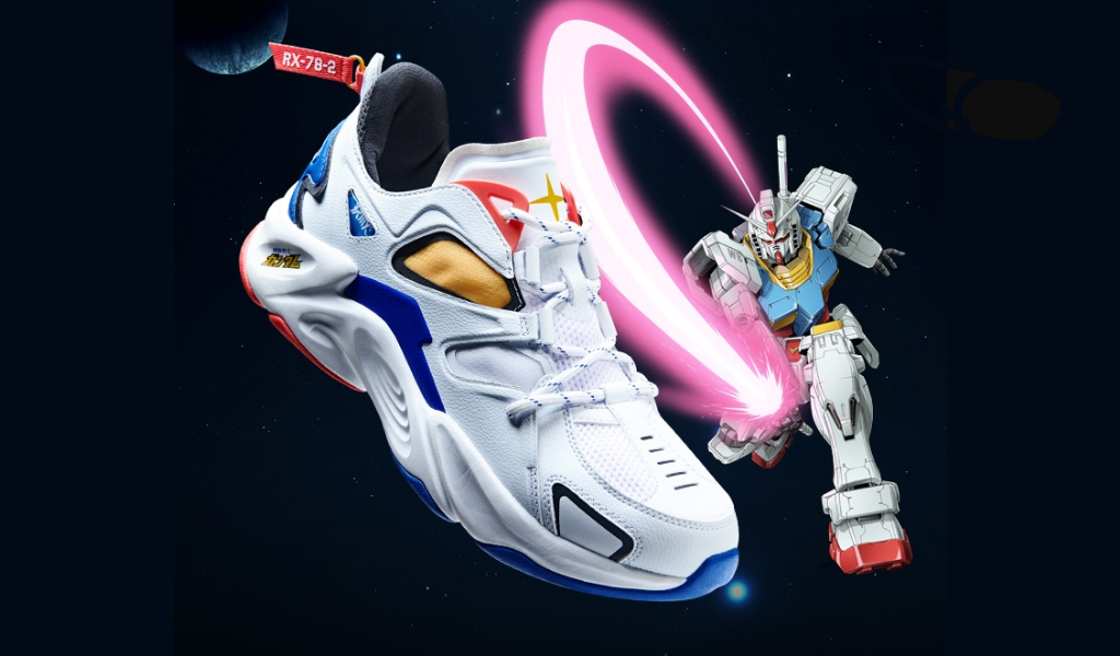 Sepatu Cina 361° Buat Koleksi Sepatu Edisi Robot Gundam 