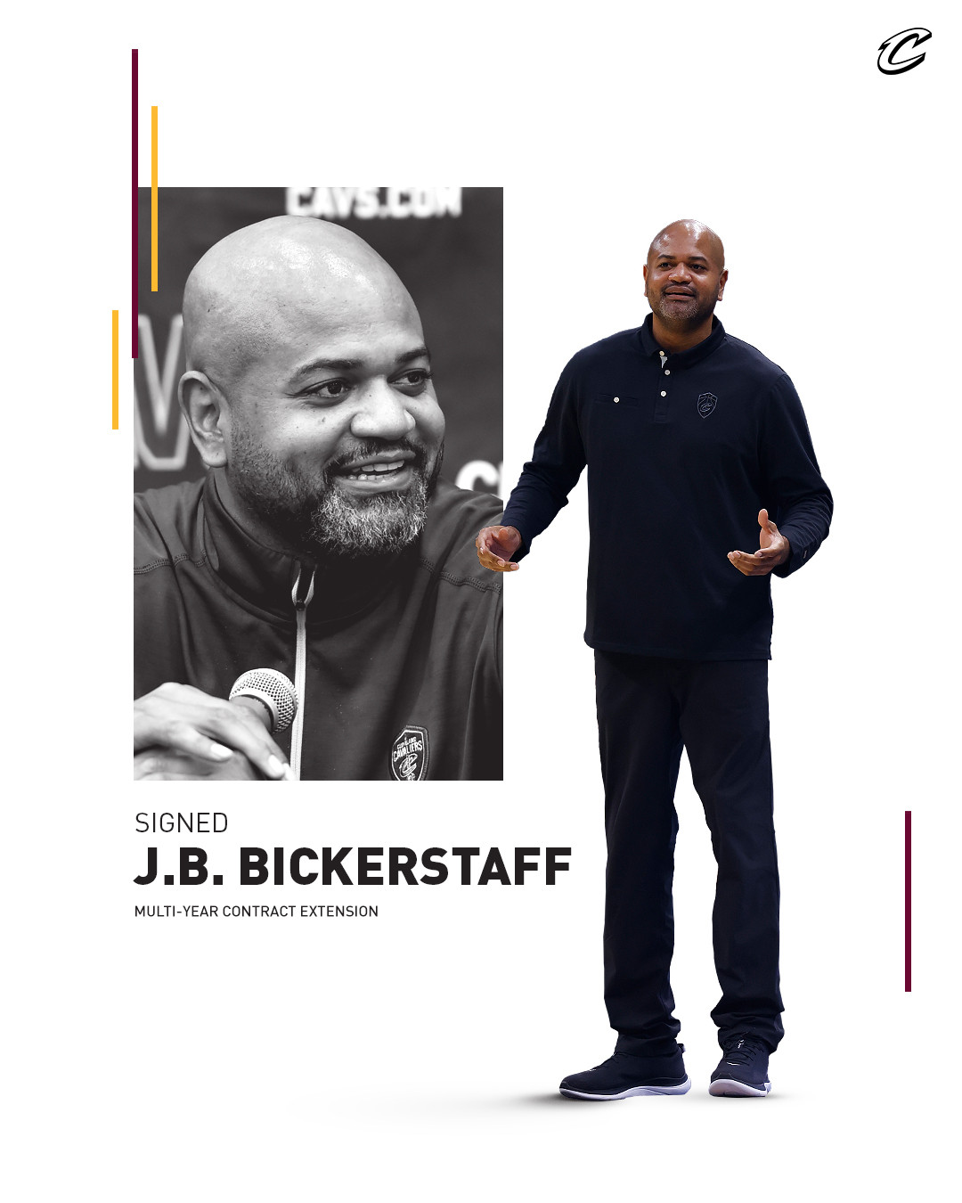 Cavaliers Perpanjangan Kontrak J.B. Bickerstaff
