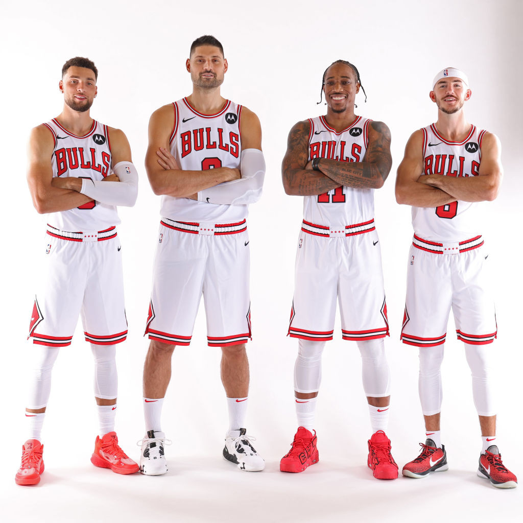 Chicago Bulls DeMar DeRozan Zach LaVine Nikola Vucevic NBA 2023