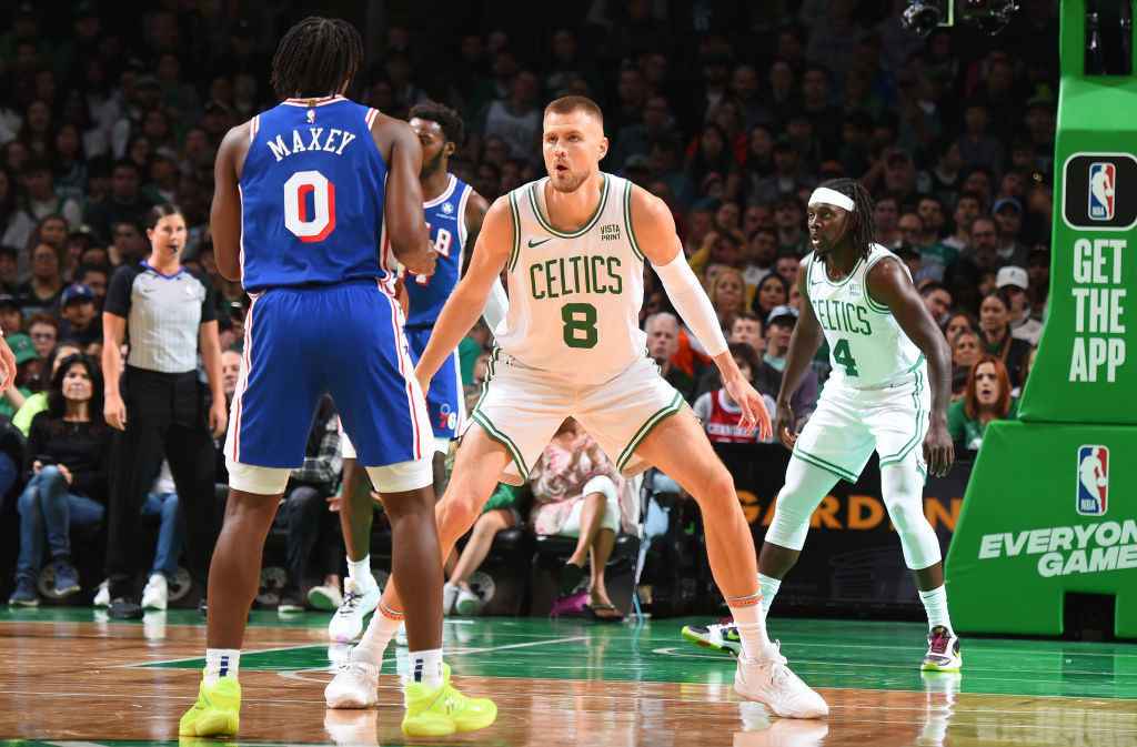 Boston Celtics Kristaps Porzingis NBA 2023