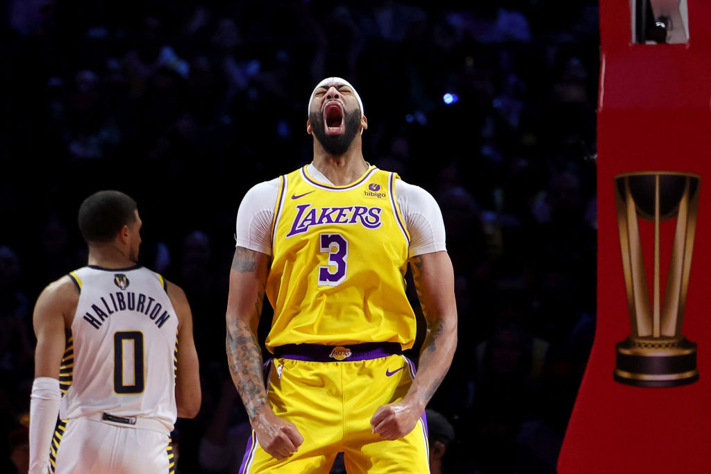 Anthony Davis Lakers juara In-Season Tournament