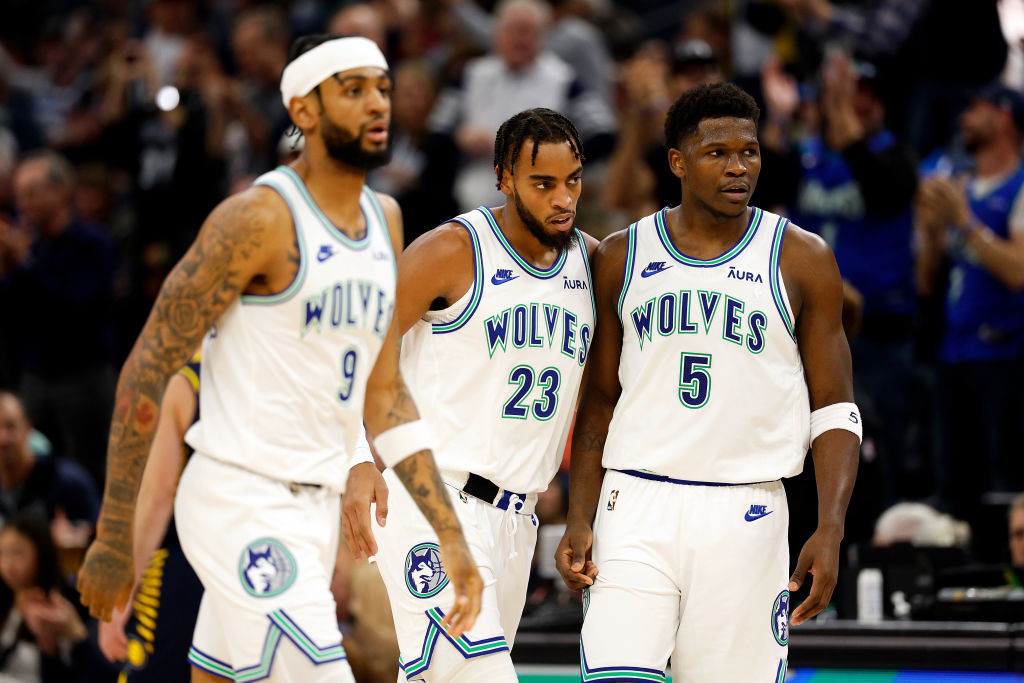 Anthony Edwards Troy Brown Jr. Nickeil Alexander-Walker Timberwolves