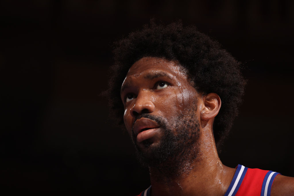 Joel Embiid Sixers NBA Playoff 2024